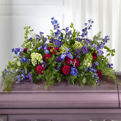 Always Treasured Casket Spray – POTTING BENCH FLORIST & GIFTS, Fairhaven MA