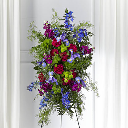 Heavenly Skies Standing Spray – POTTING BENCH FLORIST & GIFTS, Fairhaven MA