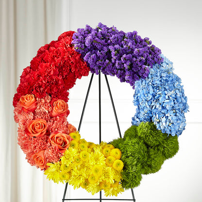 Circle of Love Wreath – POTTING BENCH FLORIST & GIFTS, Fairhaven MA