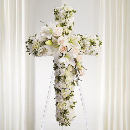 Spiritual Guidance Standing Spray – POTTING BENCH FLORIST & GIFTS, Fairhaven MA