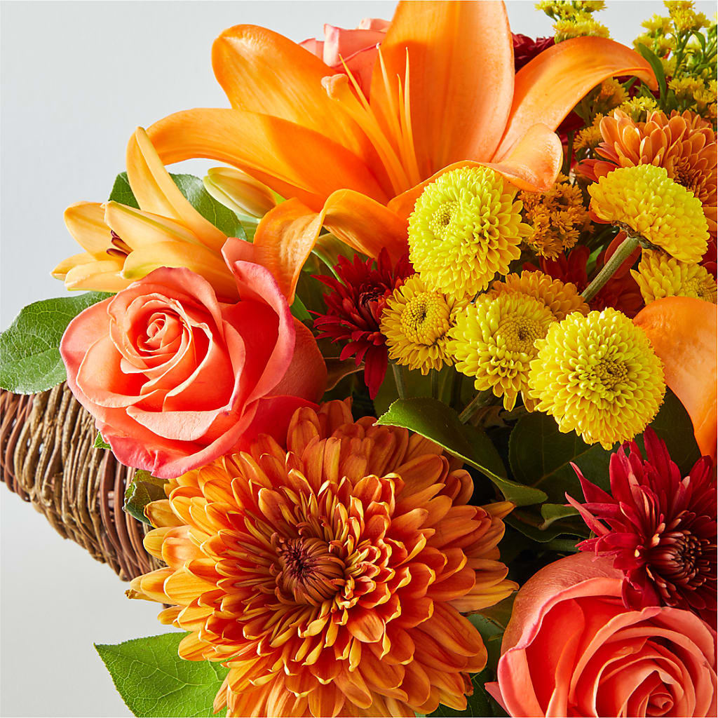 Bouquet of Blessings Cornucopia – POTTING BENCH FLORIST & GIFTS, Fairhaven MA