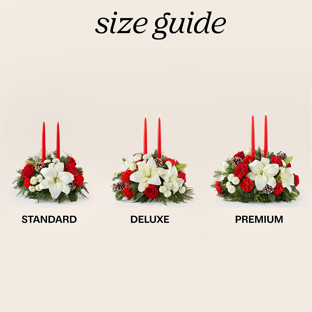 Seasonal Festivities Centerpiece – POTTING BENCH FLORIST & GIFTS, Fairhaven MA