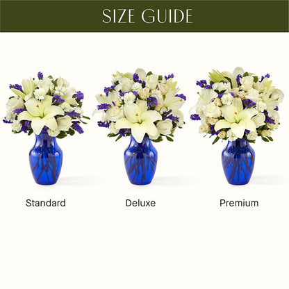 Sapphire Rush Bouquet – POTTING BENCH FLORIST & GIFTS, Fairhaven MA