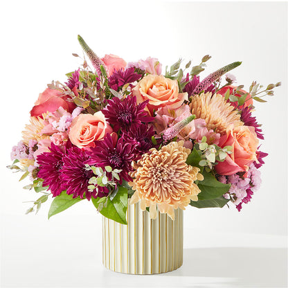 Berry Cobbler Bouquet with Ivory Vase – POTTING BENCH FLORIST & GIFTS, Fairhaven MA