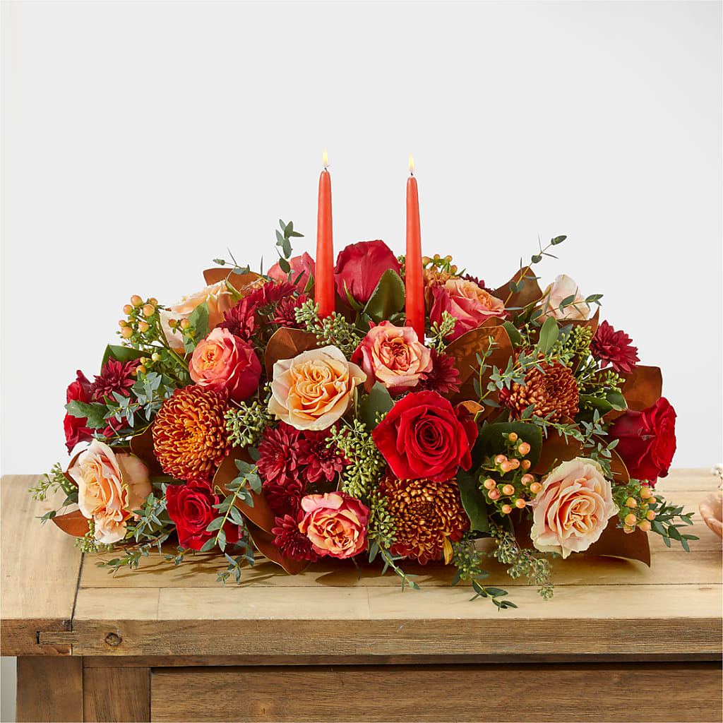Gather Near Centerpiece – POTTING BENCH FLORIST & GIFTS, Fairhaven MA