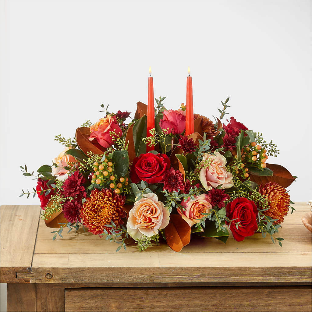 Gather Near Centerpiece – POTTING BENCH FLORIST & GIFTS, Fairhaven MA